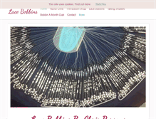 Tablet Screenshot of lace-bobbins.co.uk